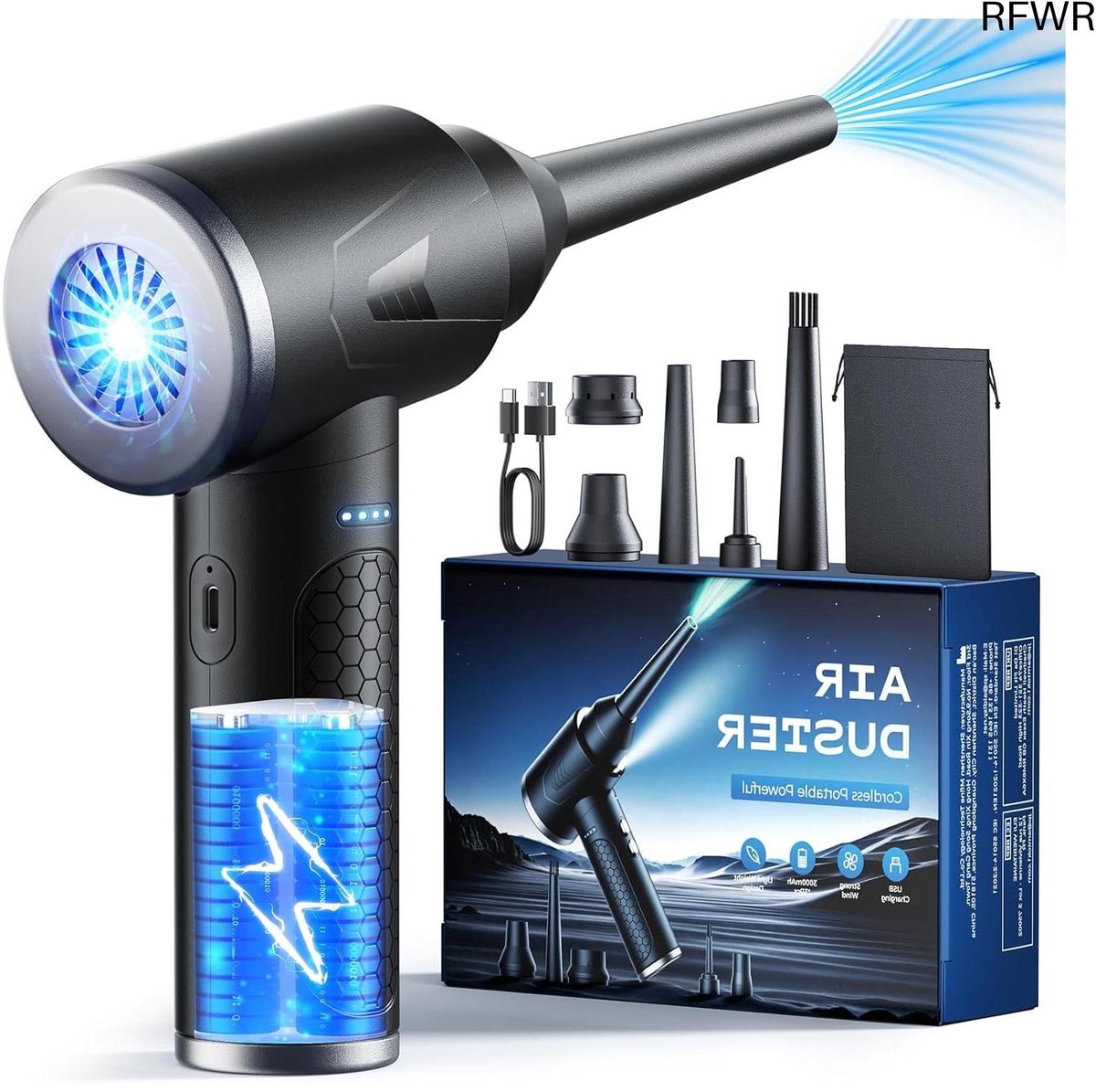 Air Duster - Perslucht - Meubelreiniger - Draadloos - Universeel