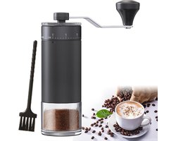 Draagbare Handmatige Koffiemolen – Koffie Molen Met 40 Standen – Koffiemolen Handmatig – Keramisch – Voor Reizen & Kamperen