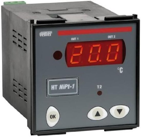 Digitale Temperatuurregelaar voor Verwarming en Koeling met Pt100/Ni100 ...