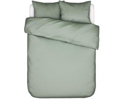 Essenza Minte Dekbedovertrek Dusty green - Lits-Jumeaux XL – 260x200/220 cm