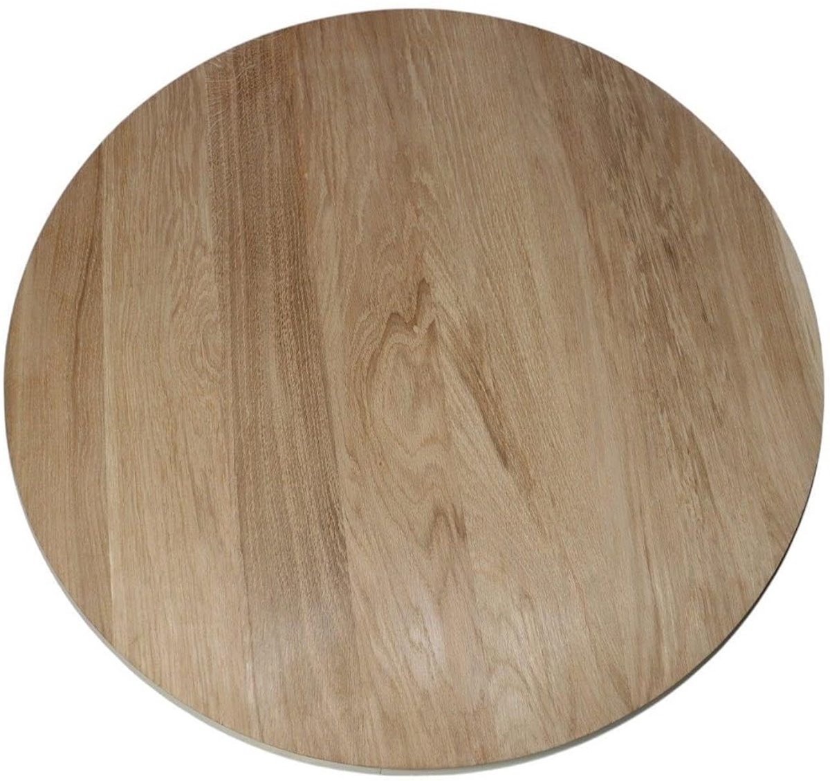 Rond Houten Werkblad Massief Eiken - Dikte 4 cm - Ideaal als Tafelblad of Keukenblad