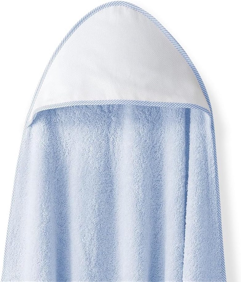 Grote Baby Badhanddoek met Capuchon 100x100 cm - Zacht Katoen Blauw