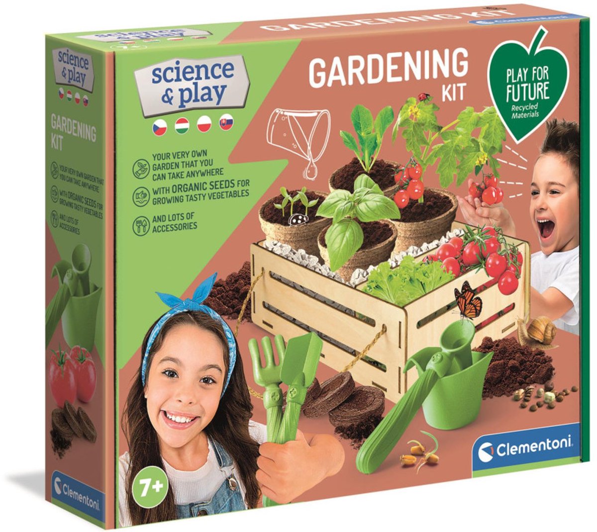 Colour Organic Gardening Scientific Kit Clementoni