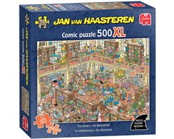 Jan van Haasteren 500XL - De Bibliotheek - 500 stukjes puzzel - Legpuzzel volwassenen - XL puzzelstukjes