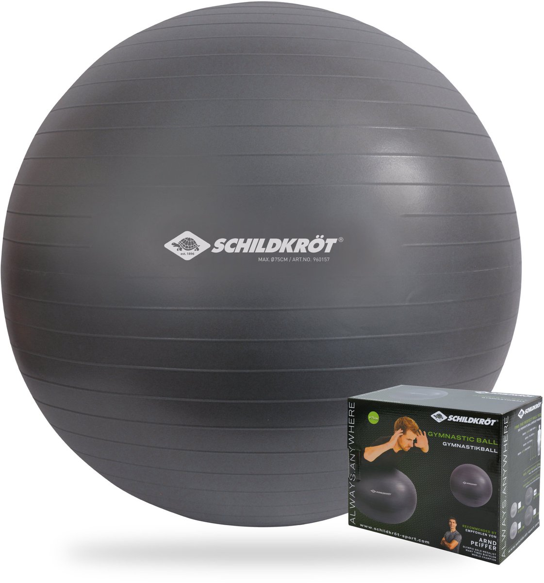 Schildkröt gymnastiekbal fitnessbal 85cm - yoga bal - zitbal.