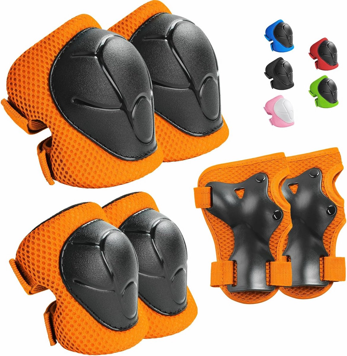 3-in-1 Beschermingsset Kinderen: Knie-, Elleboog- en Polsbeschermers voor Fietsen en Skaten