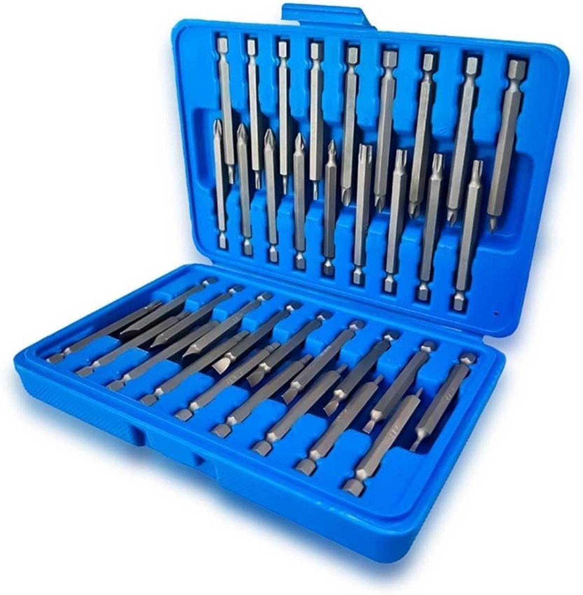 Multifunctionele 36-delige schroevendraaierbitset, inclusief Torx- en Inbusbits, 75 mm lang, geschikt voor auto-/elektronica-/doe-het-zelfprojecten.