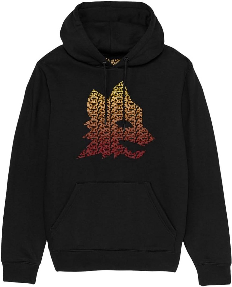 Sweatshirt met Rolkraag en AS Roma Logo
