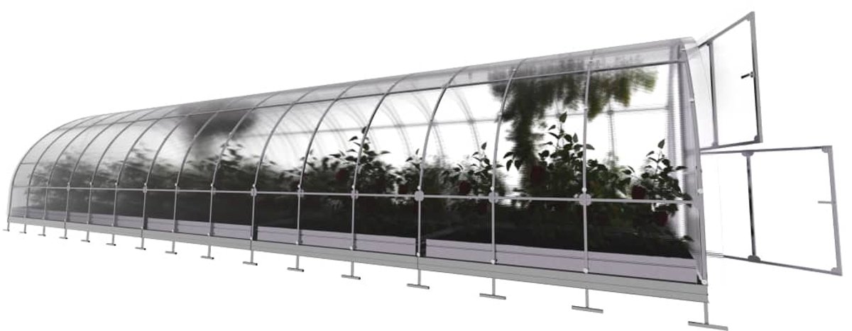Klasika Serre de jardin en polycarbonate 3x10m 30m² Tube