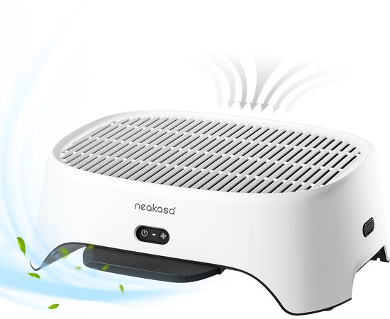 Neakasa M1 Lite Zelfreinigende kattenbak met open bovenaan, XXL capaciteit, app-bediening, veilig, onmiddellijke reiniging, geurvrij en hygiënisch, voor grote katten en meerkattenhuishoudens