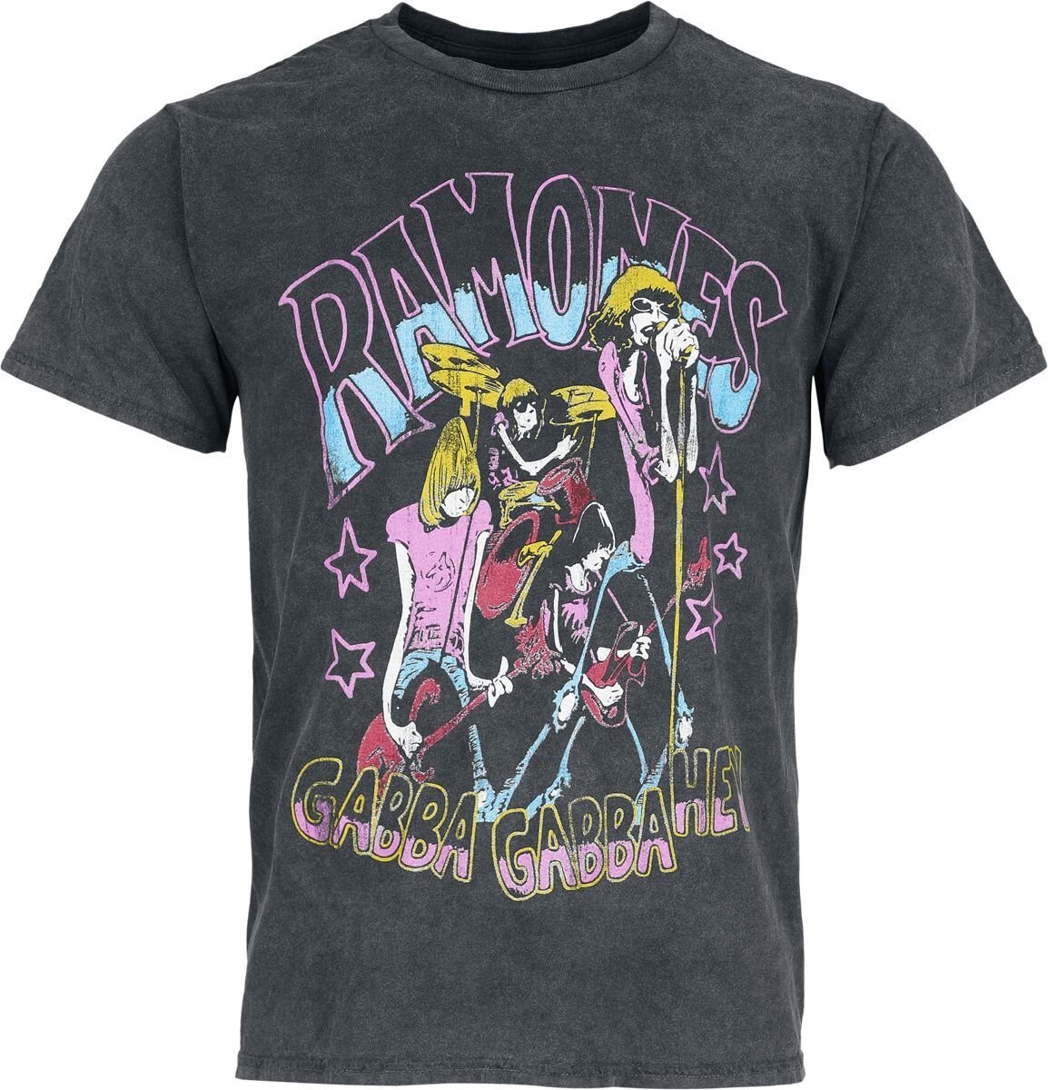 Ramones Gabba Gabba Heren T-shirt - zwart - L
