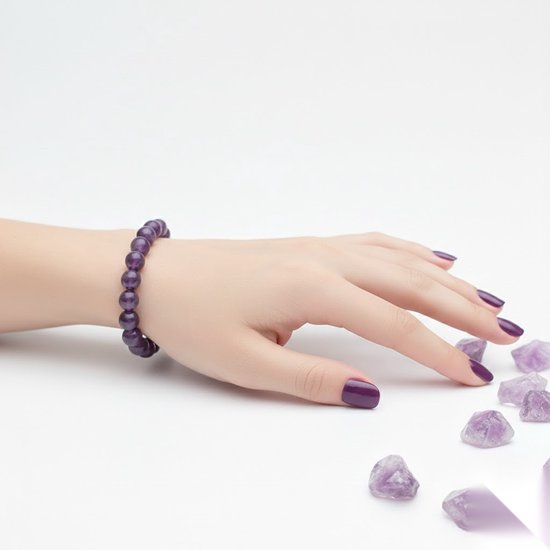 Opaliet Armband - 12mm Edelsteen Kogelarmband | Crystal Cave