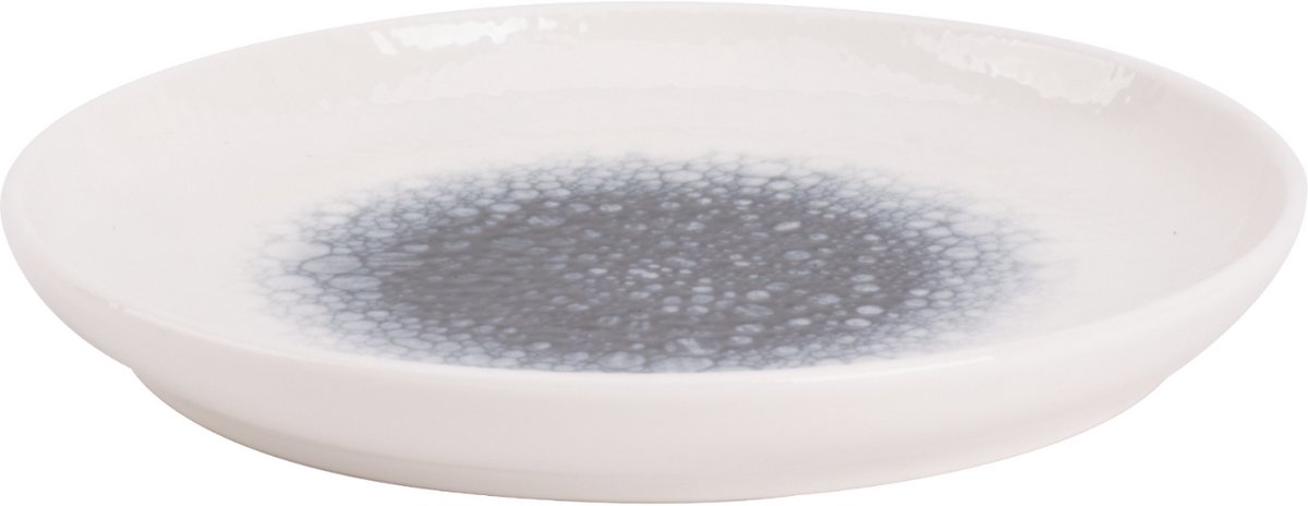 Maastricht Porselein Bord Grey Mineralis 18 cm 2 stuks