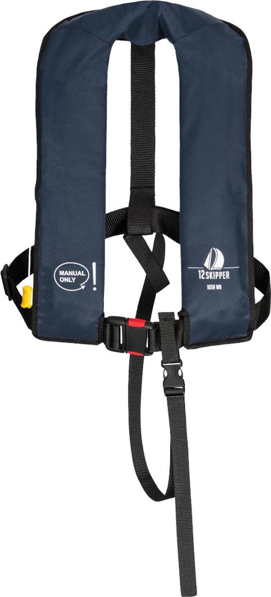 12skipper handmatig reddingsvest 165N ISO, navy