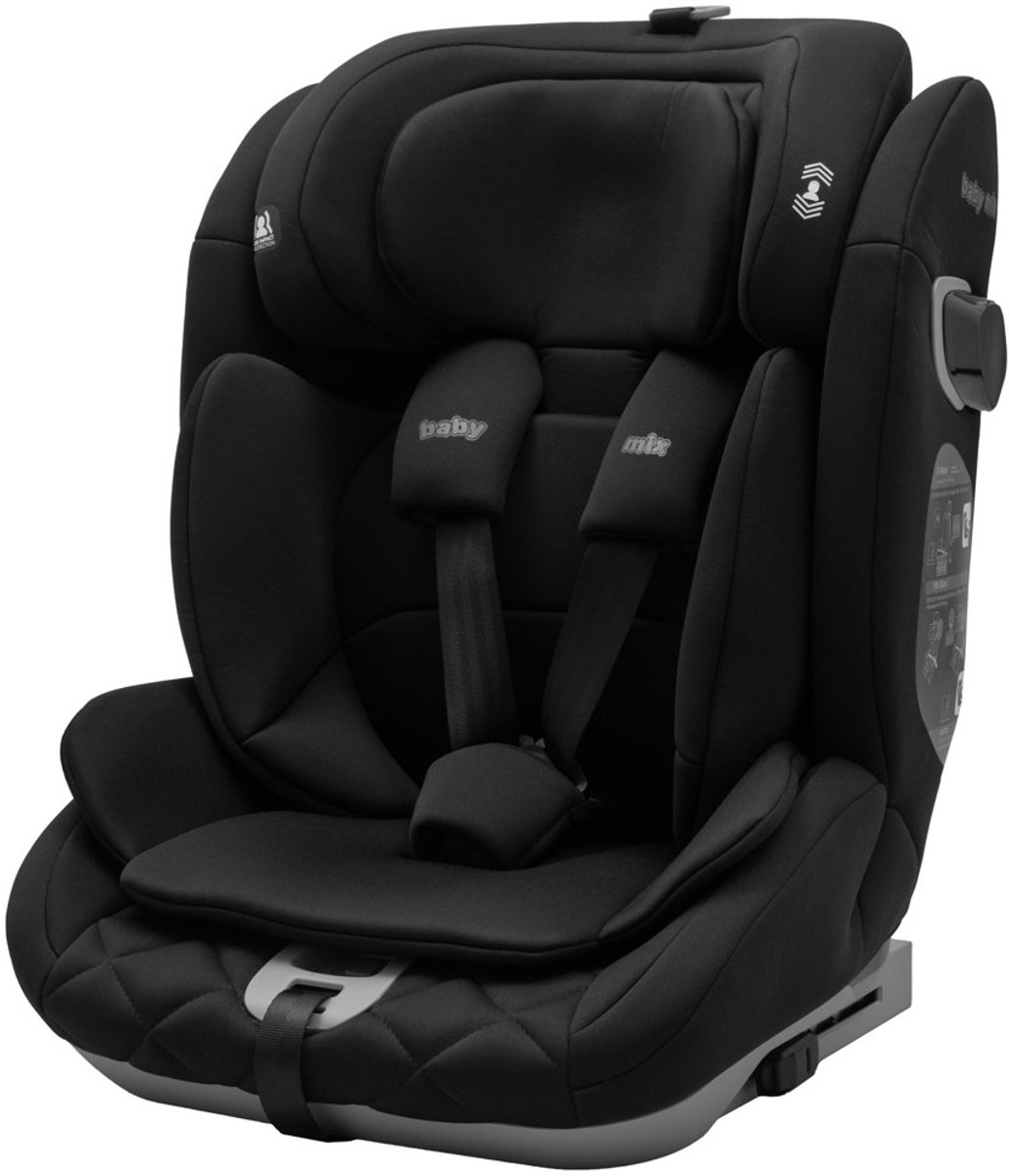 Baby Mix - Autostoeltje - Hero Pro Ultra i-Size zwart - autostoel - veiligheid - kinderzitje - ECE R129 - verstelbaar - ISOFIX