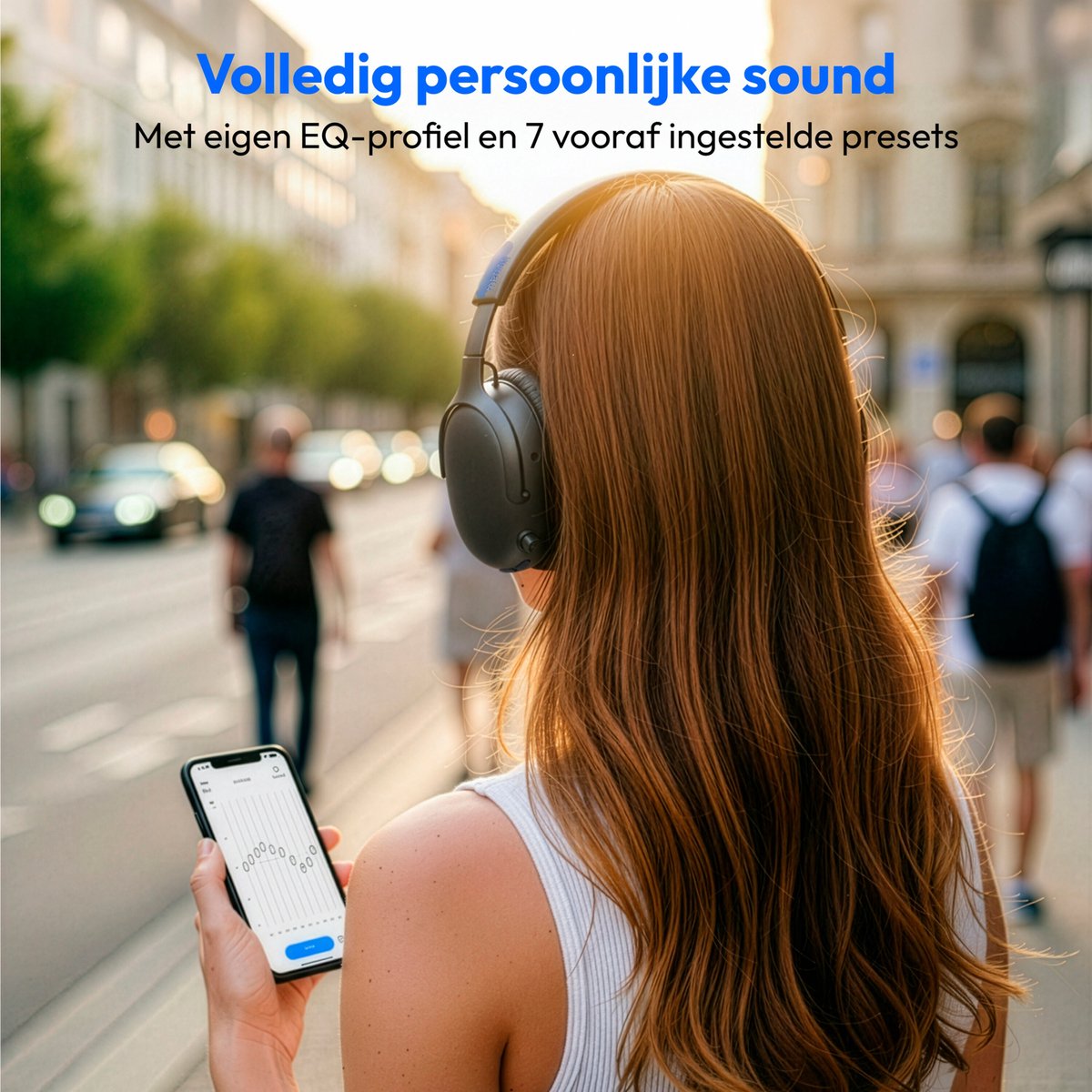 MEDION Over Ear koptelefoon HX-1 Pro (draadloos, hybride actieve ruisonderdrukking ANC, Bluetooth 6.0, 7+1 EQ-presets, tot 190 u batterijduur, spatwaterdicht IPX4), urban antraciet