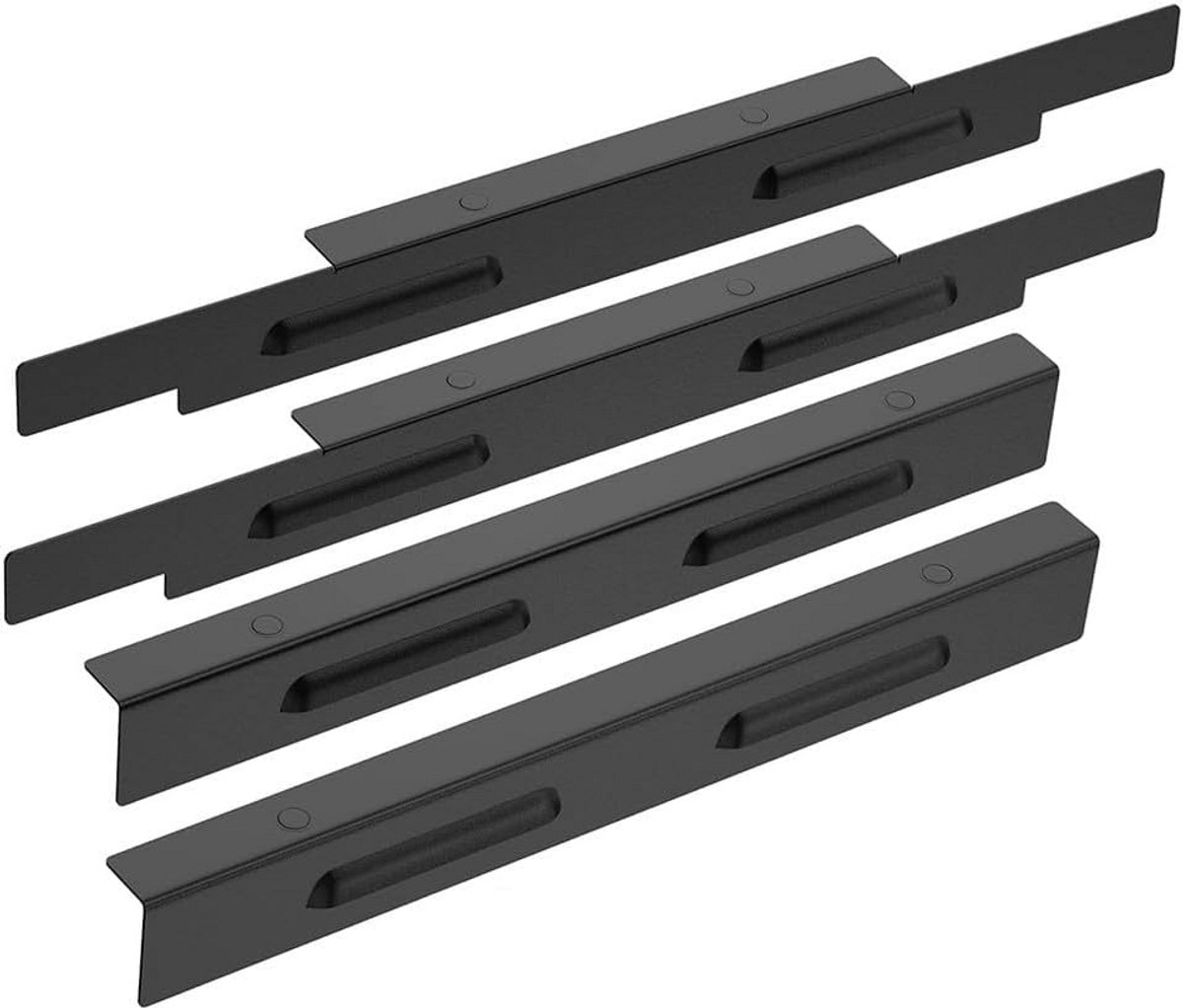 Set Windschermen voor 36 Inch Bakplaat - Hittebehoud & Propaanbesparing - Universele Accessoire