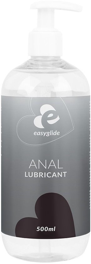 Transparante fles met pompdispenser, EasyGlide Anaal Lube 500ml