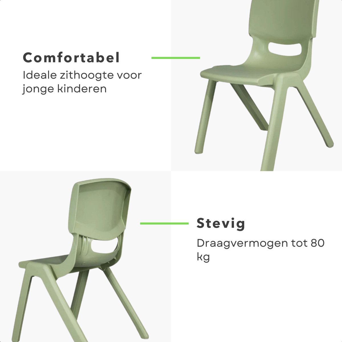 Cheqo Kinderstoeltje - Kinderstoel - Kinderstoel Groen thumbnail 4