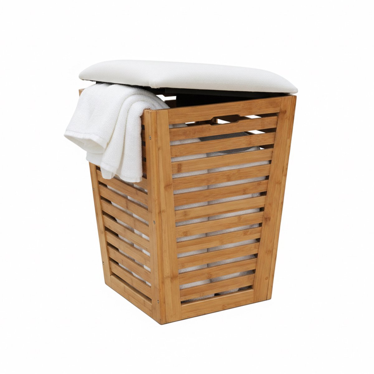 Wasmand - 55 l - naturel crème