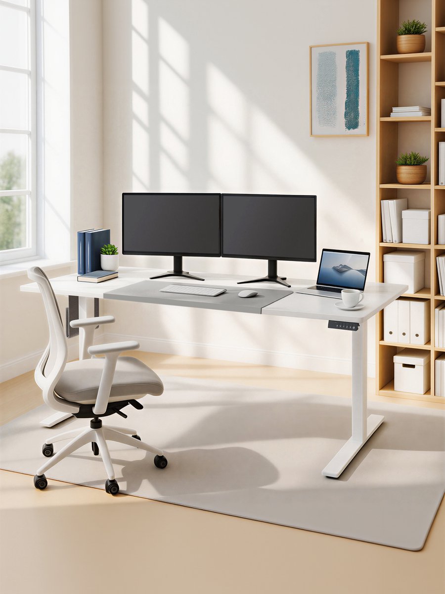 SONGMICS - Zit Sta Bureau - USB-C Aansluiting thumbnail 3