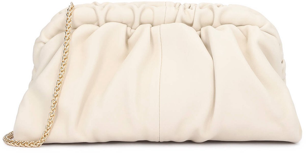Soft leather pouch bag