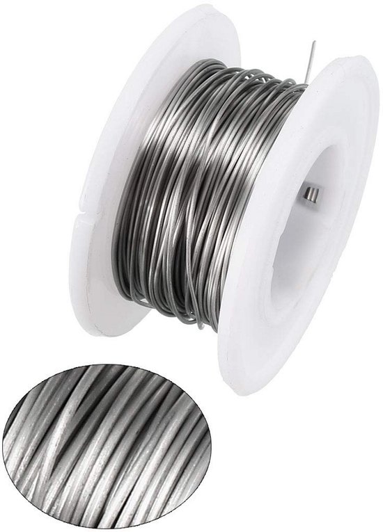 Fijn Weerstandsdraad 0,5 mm Dik 15 Meter Platina Vervanger voor ...