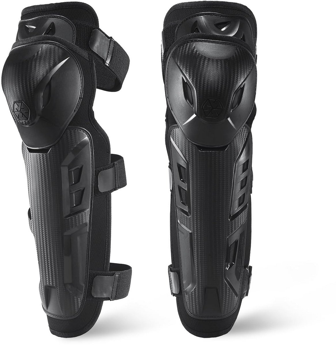 Verstelbare Kniebeschermers voor Motorfiets - Anti-Slip Bescherming voor Motocross en Mountainbiking - 2 Stuks