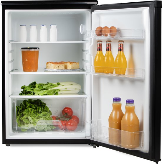 PRIMO PR198FR Koelkast Tafelmodel - Kleine Koelkast - 131L - 35 dB Stil - Energielabel C - Zwart