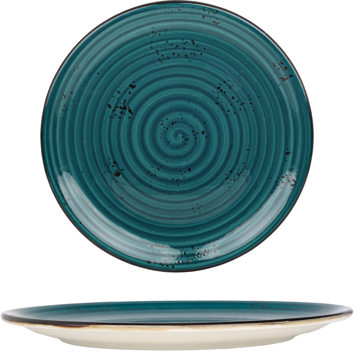 By Bone Dessertbord - Harmony Tropical - Porselein - 23 cm - set van 6