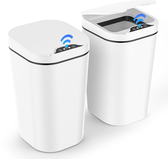 Durable 342023 Sensor afvalbak NO TOUCH, met binnenemmer, 6 liter, zilver