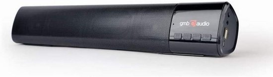Draadloze Soundbar - Stijlvolle speaker - Thuisbioscoop Geluid - Oplaadbare batterij - 5 Watt - Zwart — afbeelding 2