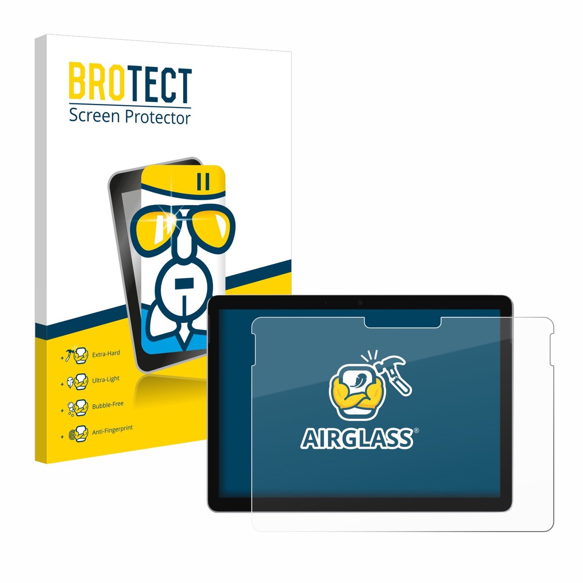 Screenprotector voor Microsoft Surface Go 3 Beschermglas transparant