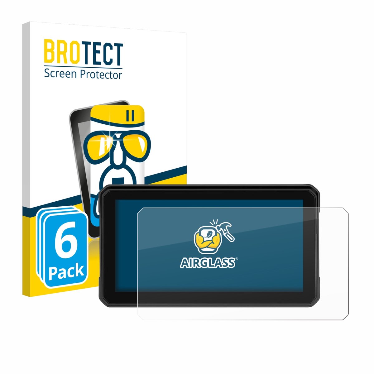 Screenprotector 6 Stuks voor GOHHDL A4058 6" Beschermglas transparant