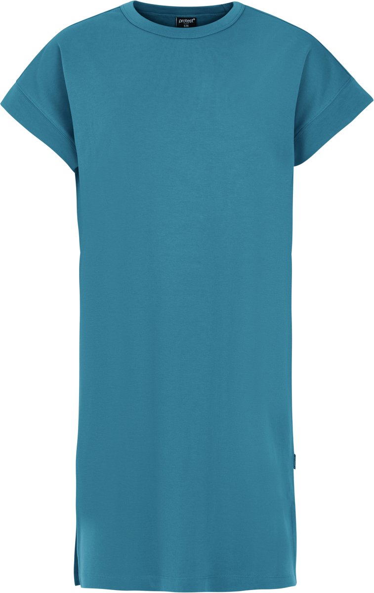 Protest Prtises – Tshirt jurk Dames – Korte mouwen – Knielengte Blauw