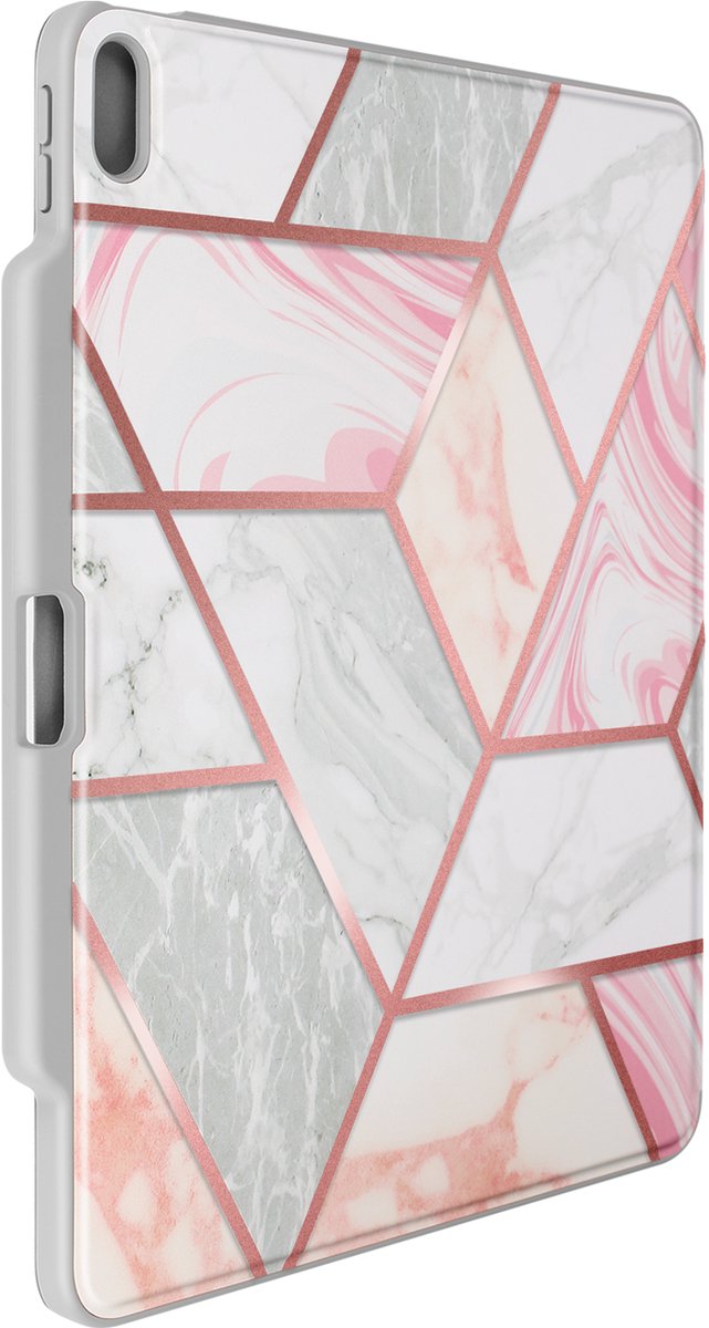 Cosmo Hoes met screen protector geschikt voor iPad Air 13 inch (M4 / M3 / M2) - Marmer