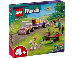 foto van LEGO Friends Paard en pony aanhangwagen - 42634