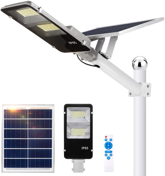 Aigostar led schijnwerper met zonnepaneel voor buiten 50 W 500 lm