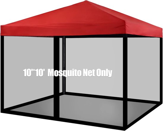 Easyup partytent met zijkanten – donkergrijs – 3×3 meter