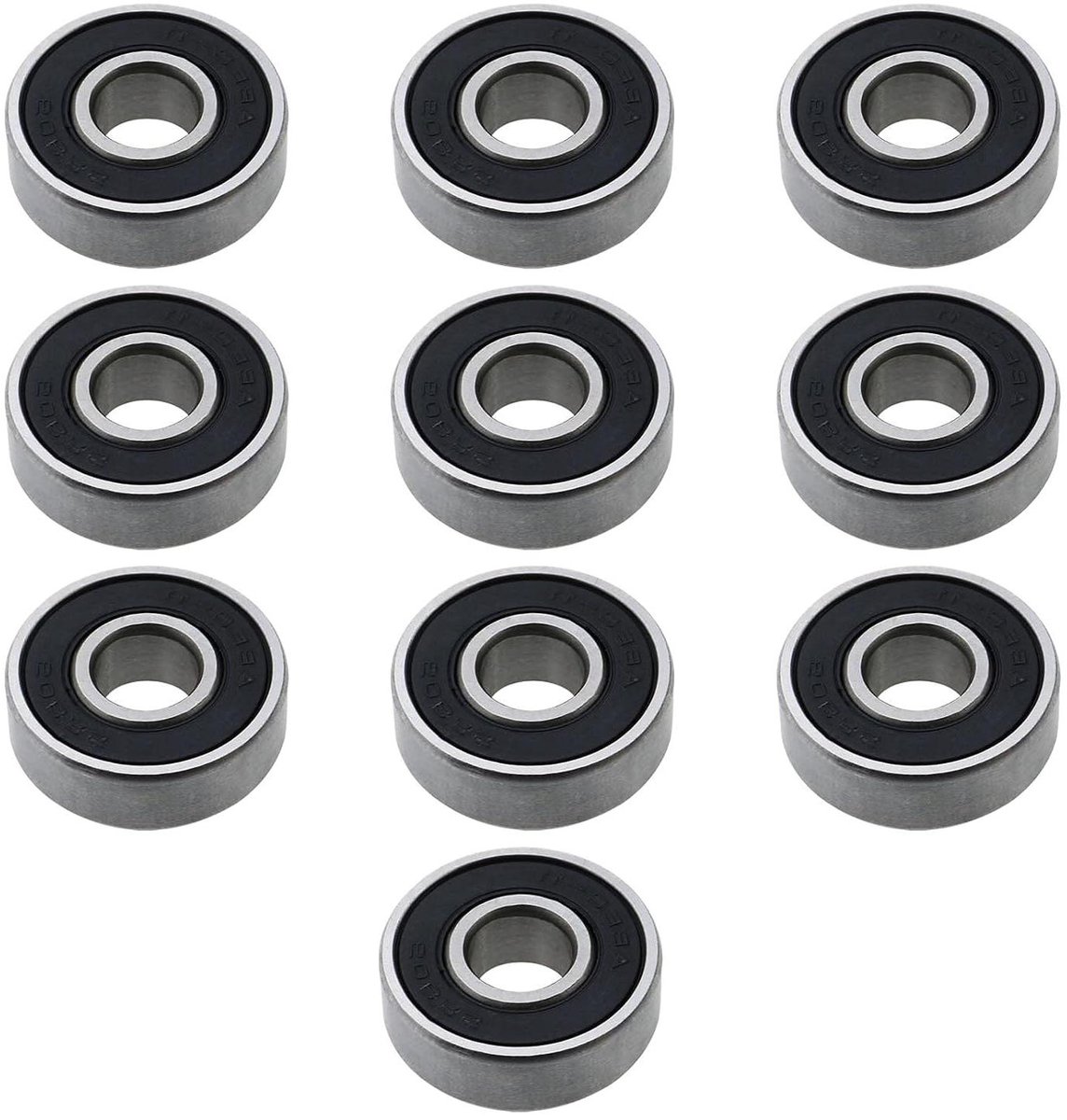 Skateboardlagers 10 stuks ABEC-11 Chrome Steel 8x22x7mm voor Rolschaatsen Scooter Wielen 3D Printer