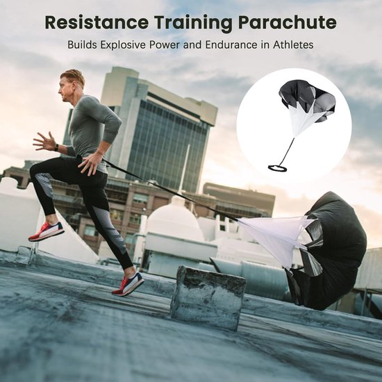 RFWR® Speed Agility Training Kit voor Voetbal - 6 Meter Ladder met 12 Kegels en Parachute voor Weerstand Training van RFWR — afbeelding 4