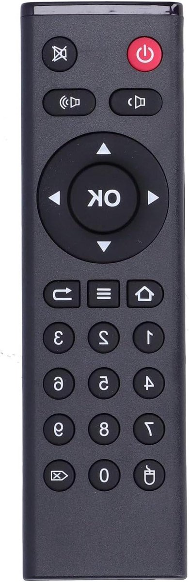 Allecto Plus - Afstandsbediening voor Mini TV Box, Compatibel met IPTV Televisiedoos - Tanix TX5 Max TX3 Max TX6 TX92 H6 - Gemakkelijke Bediening