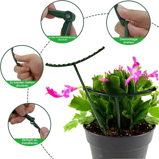 KADAX Vaste plantenhouder, 21 cm, in set van 20, ronde