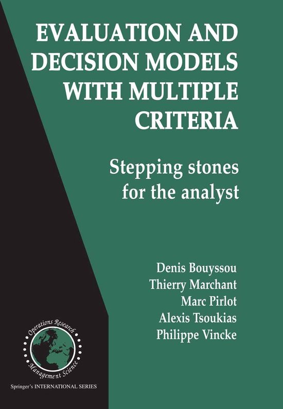Evaluation and Decision Models with Multiple Criteria - cover