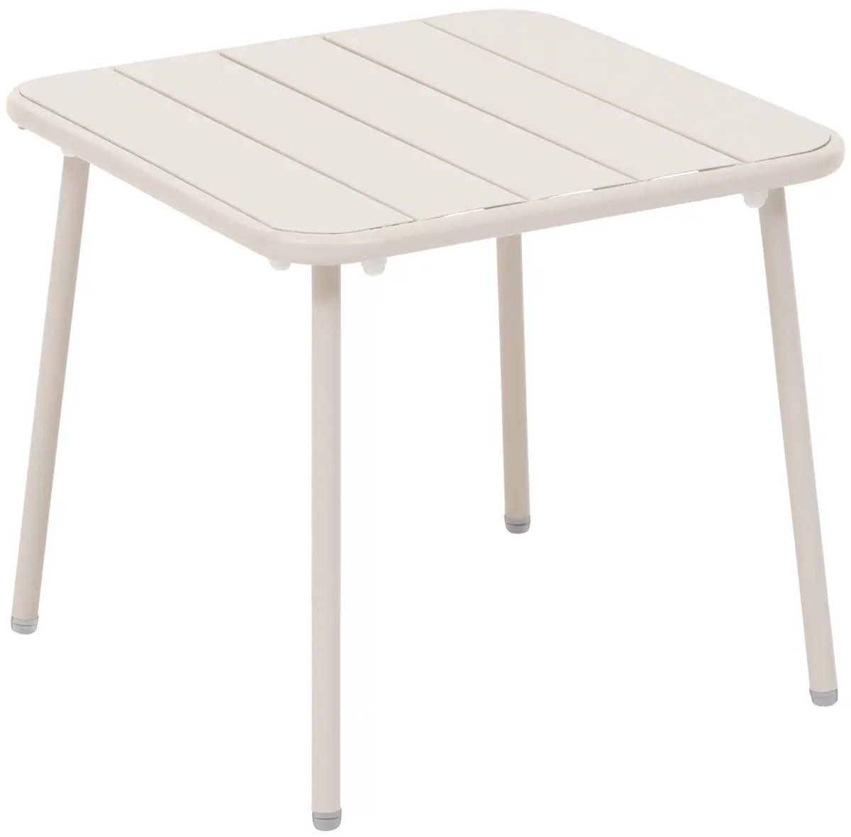 Hesperide Bijzettafel / tuin salon tafel Phuket - metaal - wit - 45 x 45 x 41 cm - voor buiten