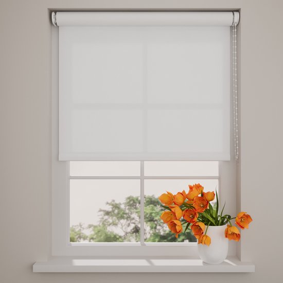 Store enrouleur Easy Translucent Bright White 40 x 275 cm