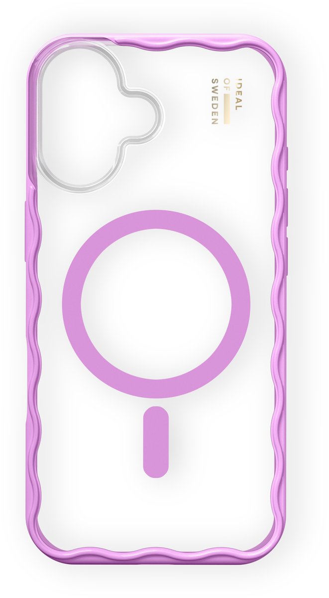 iDeal of Sweden Frame Case MagSafe geschikt voor Apple iPhone 16 Pink - Roze