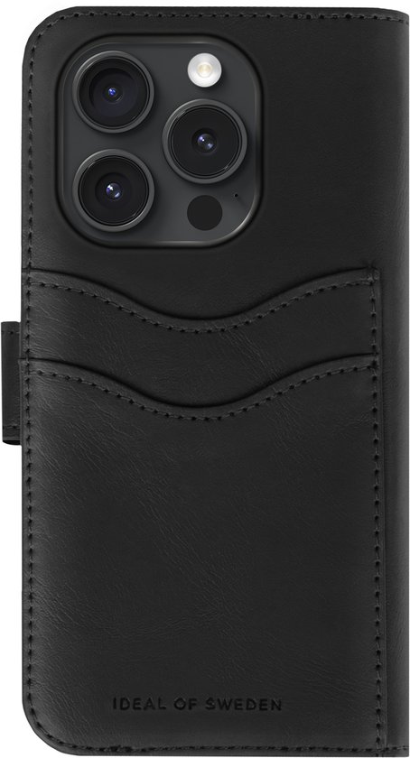 Ideal of Sweden Magnet Wallet+ MagSafe iPhone 15 Pro Noir
