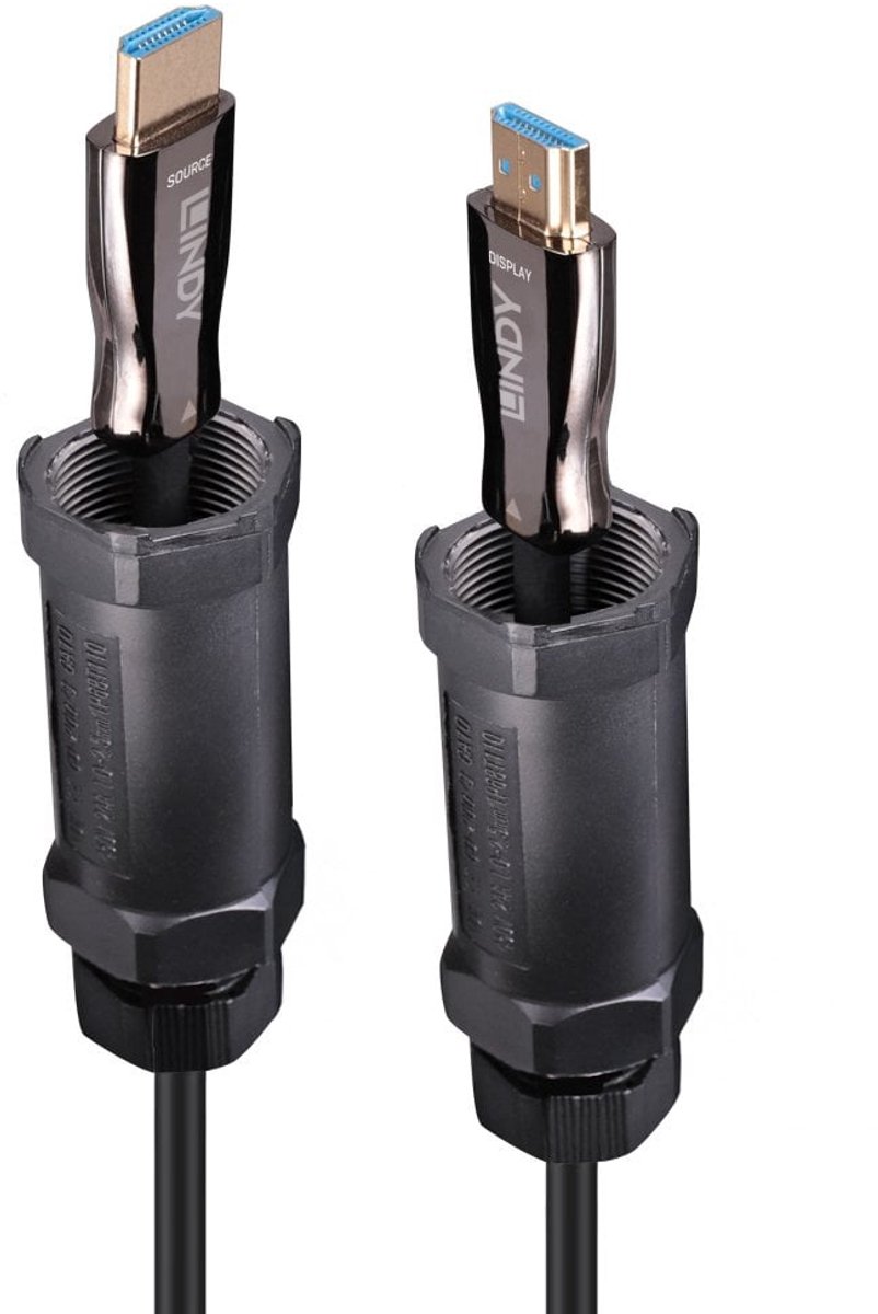 Lindy 38529 HDMI kabel 20 m HDMI Type A (Standaard) Zwart