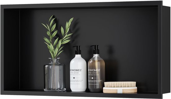 Niche De Douche LED Neodrain Inox 18x12" - Brossé - Avec Bande Lumineuse - NEUF